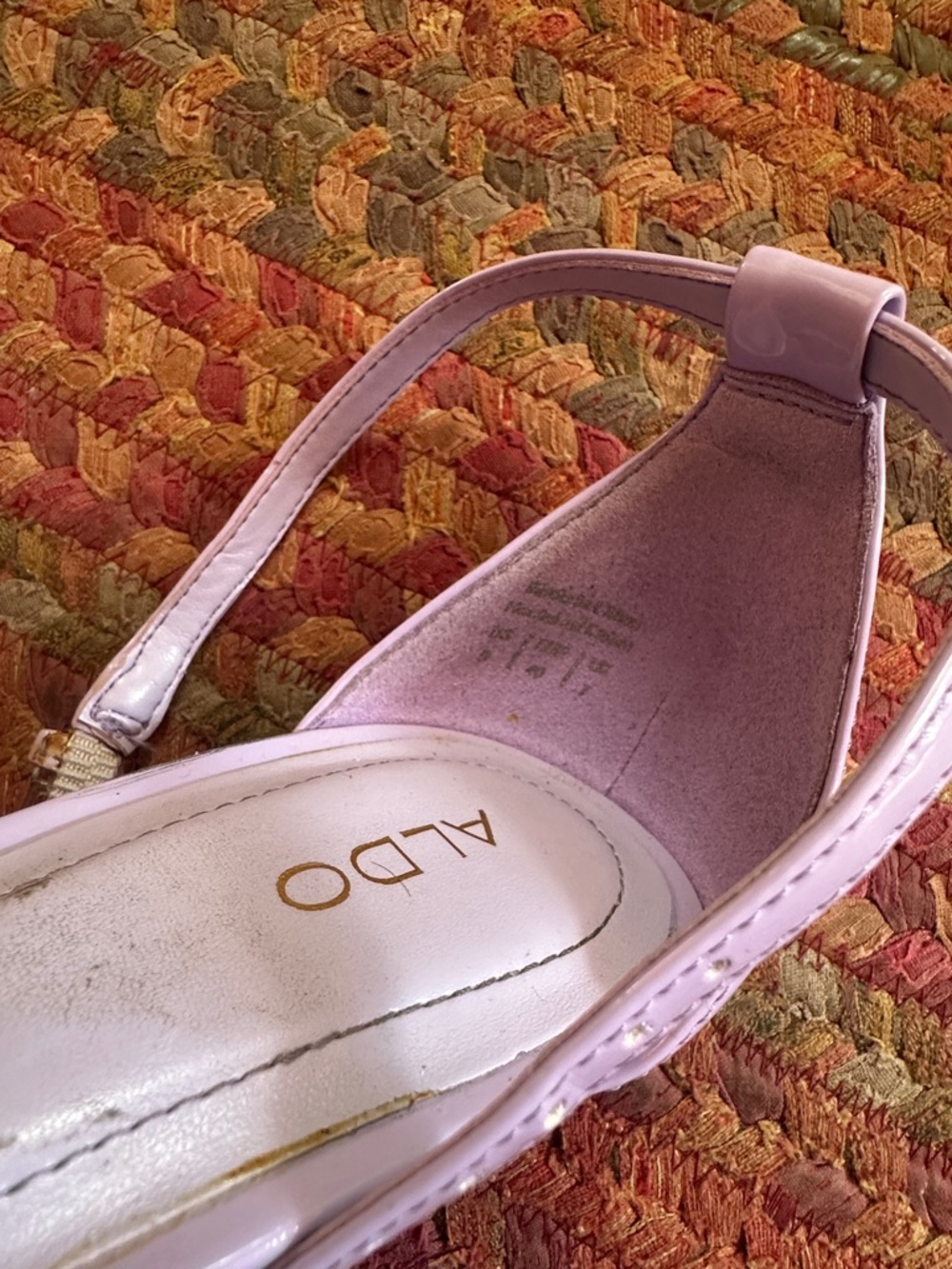 ALDO LAVENDER PURPLE HEELS - Picture 4 of 6